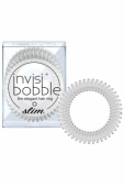 Invisibobble SLIM Cristal Clear резинка для волос прозрачная, 3 шт